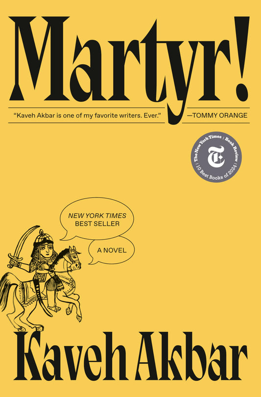 Martyr! by Kaveh Akbar, book cover