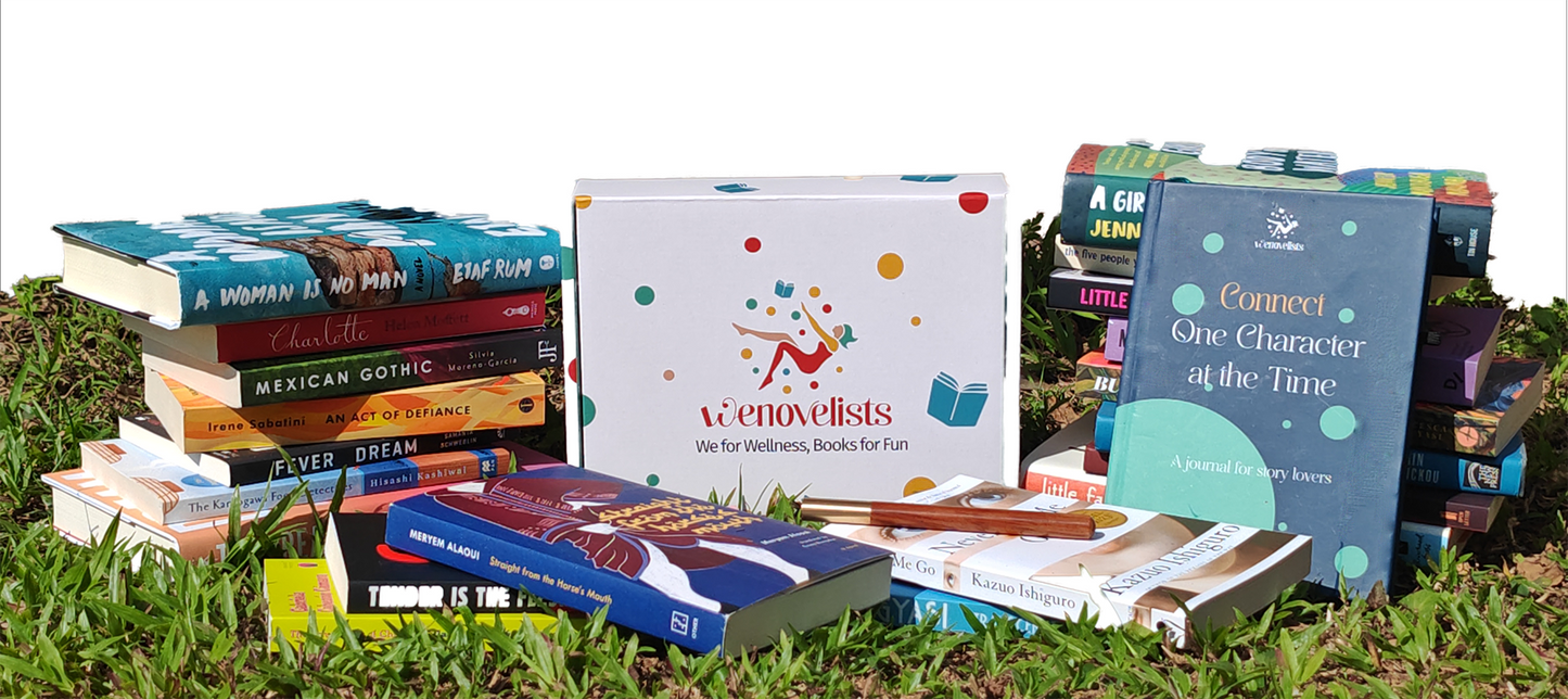 Wenovelists book subscription box. Best wellness program in Asia. Best Bookshop in Asia